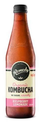 Remedy 紅莓檸檬有機紅茶菌飲品 (330毫升) *到期日: 06/04/2023