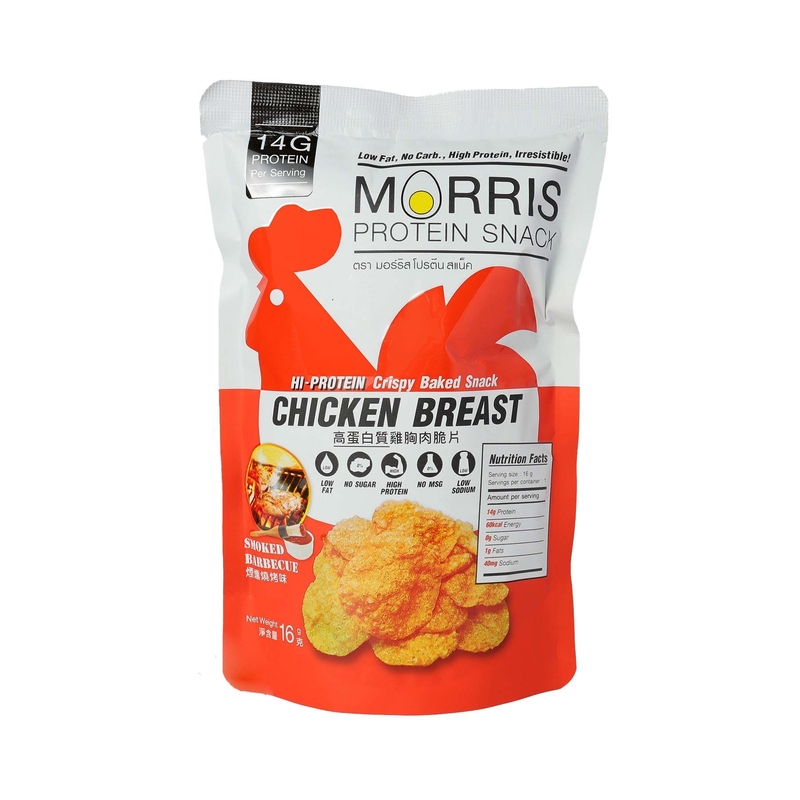 Morris 烟熏燒烤味鷄胸肉脆片 (16克)