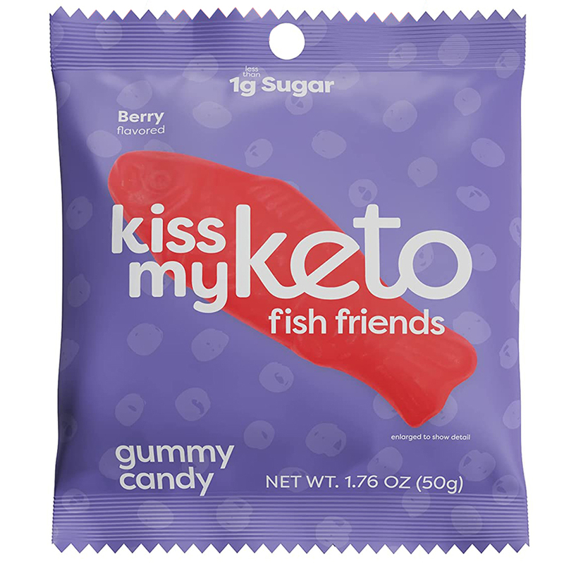 Kissmyketo 生酮雜莓味小魚軟糖 (50克)
