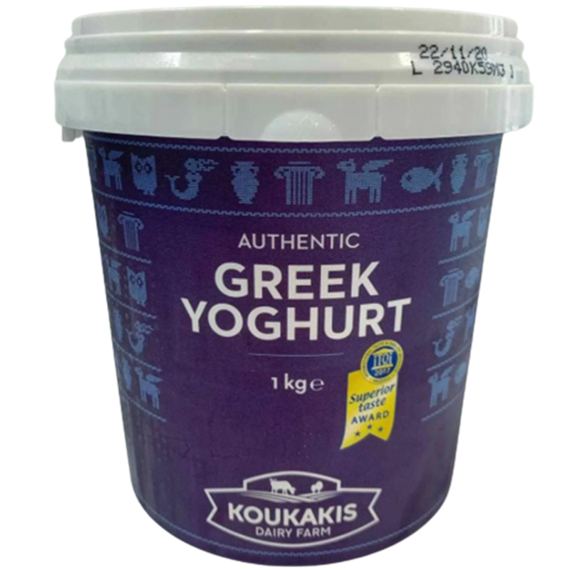Koukakis 希臘原味乳酪10%脂肪 (1公斤)  *冷凍商品 