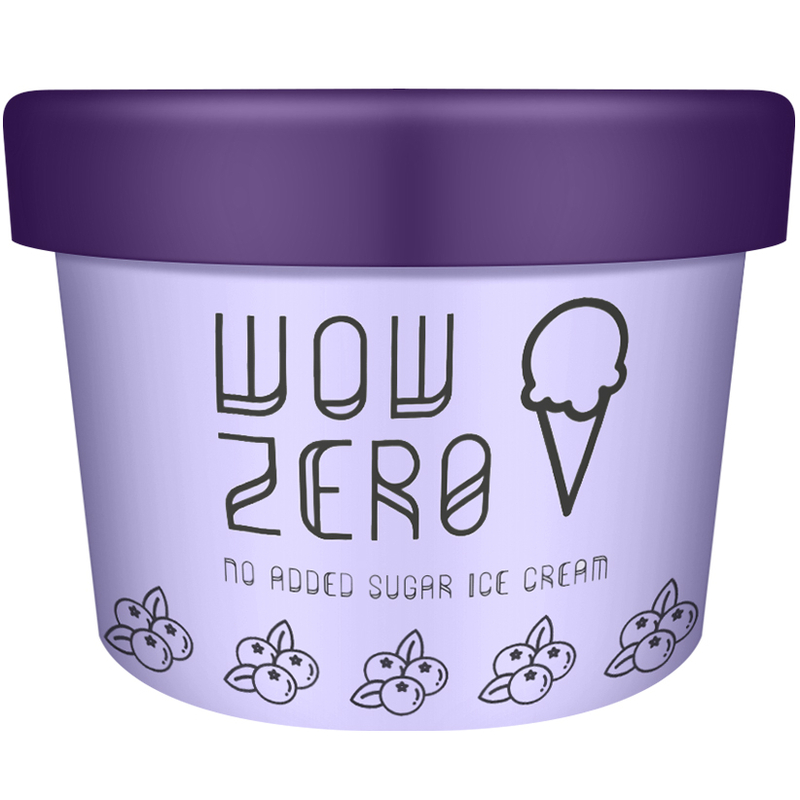 Wow Zero 無添加糖藍莓雪糕 (100毫升)  *冷凍商品
