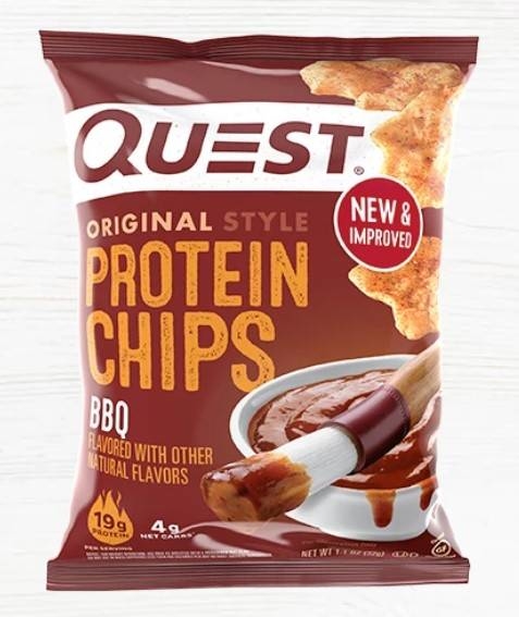 Quest 燒烤味蛋白脆片 (32克)